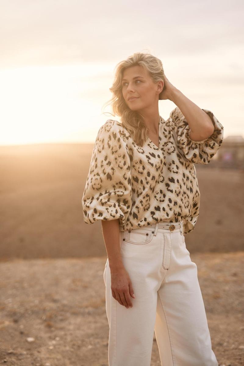 NUKUS NUKUS Blouse NKS02100 Goud 3