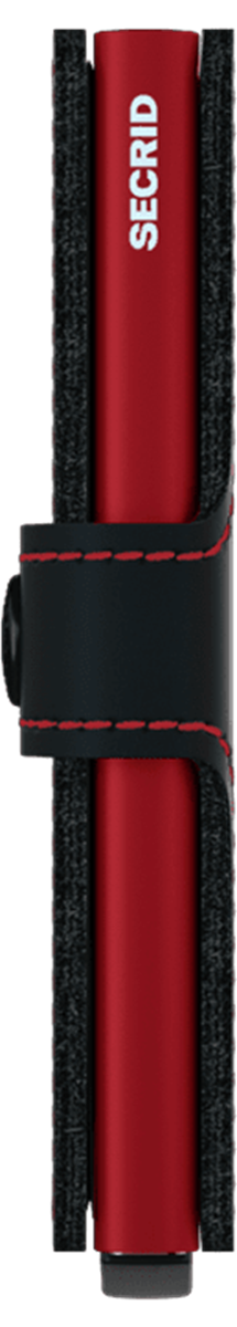 Secrid Secrid Miniwallet Matte Black Red Zwart 4
