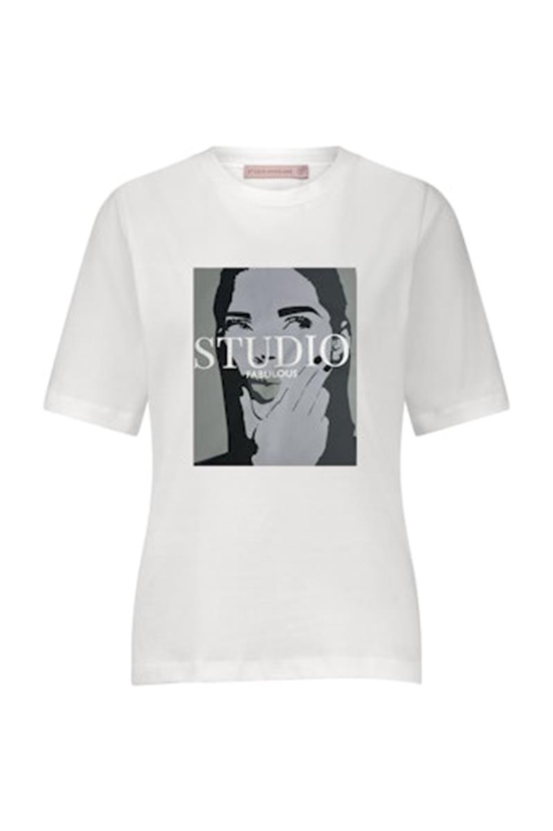 Studio Anneloes Studio Anneloes T-Shirt Klaske photo prin Wit 3