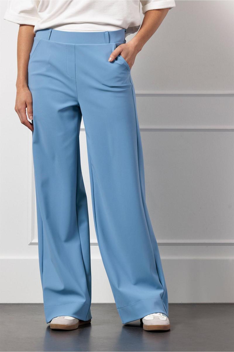 Studio Anneloes Pantalon Lexie Bonded Blauw 5