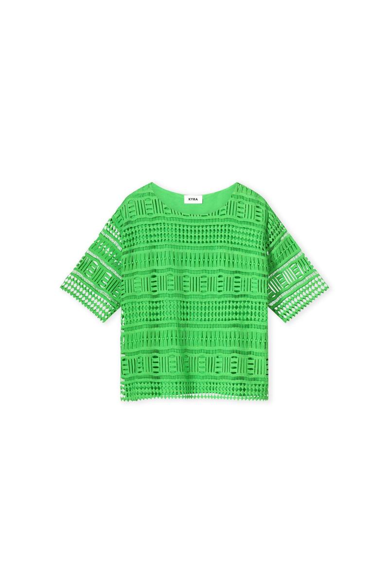 KYRA KYRA Blouse Ziggy Groen 3