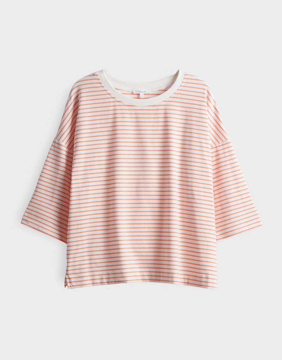 OPUS OPUS T-Shirt Seifen Preppy Oranje 2