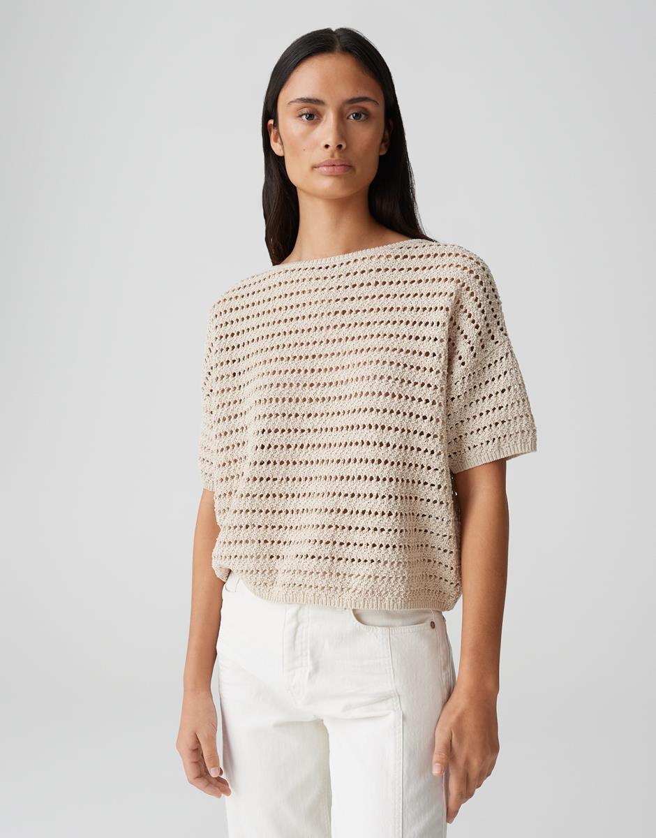 OPUS Trui Pinse Off-White 1