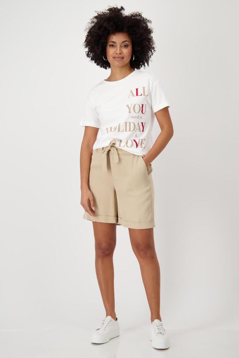 Monari Monari T-Shirt 409683 Off-White 3