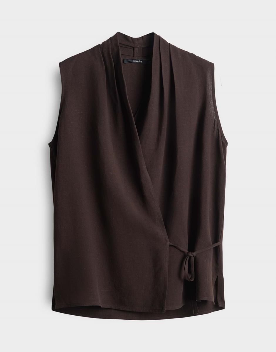 SOMEDAY Blouse Ziang Bruin 2