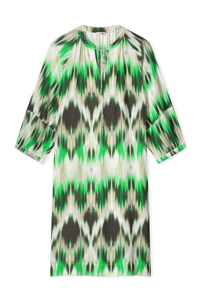 KYRA KYRA Jurk Faded Valentina-s Groen 1
