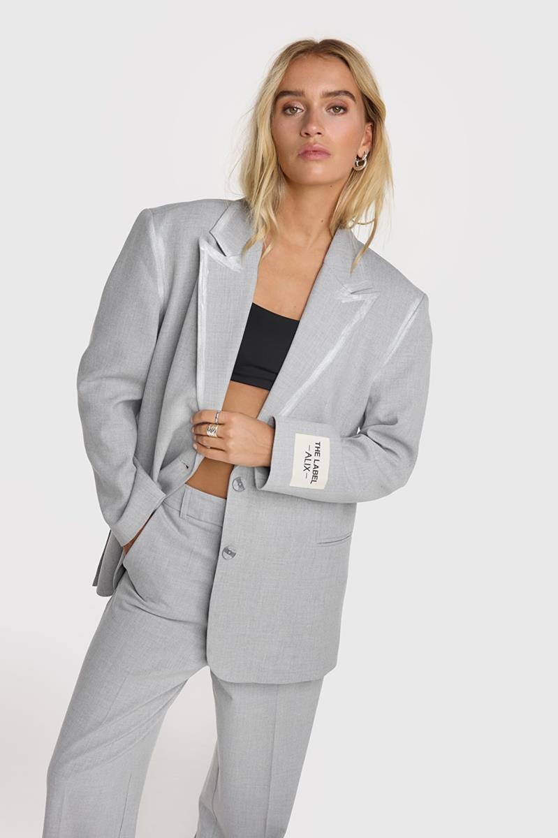 Alix The Label Alix The Label Blazer 2502406022 Zilver 1