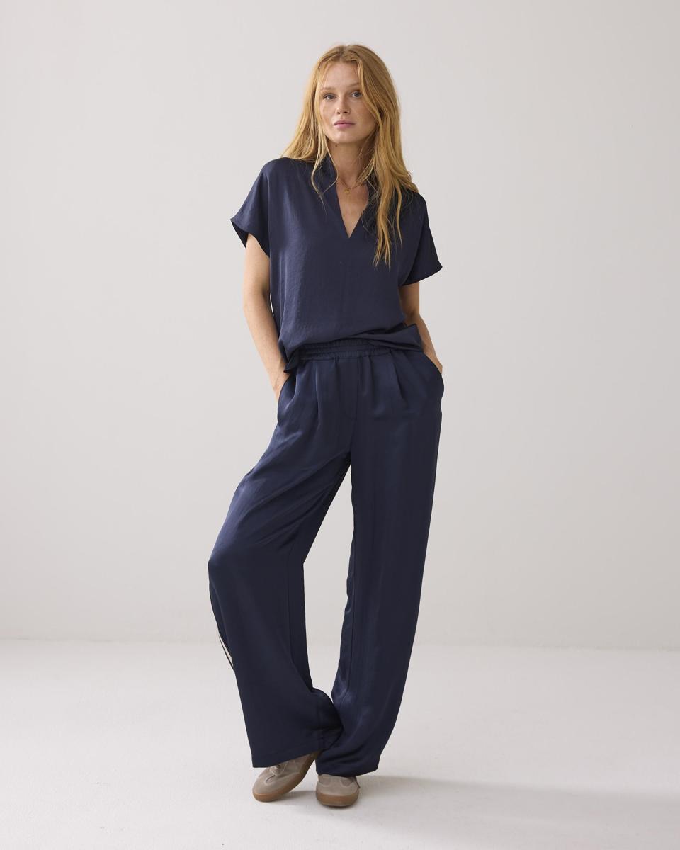 Summum Blouse 2s3324-11817 Blauw 4