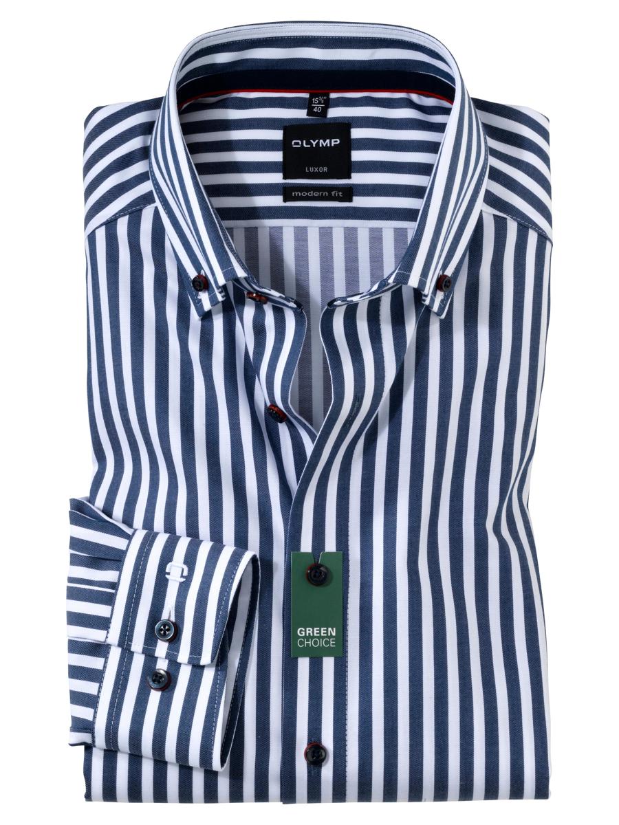 Olymp Overhemd 132284 Blauw 1