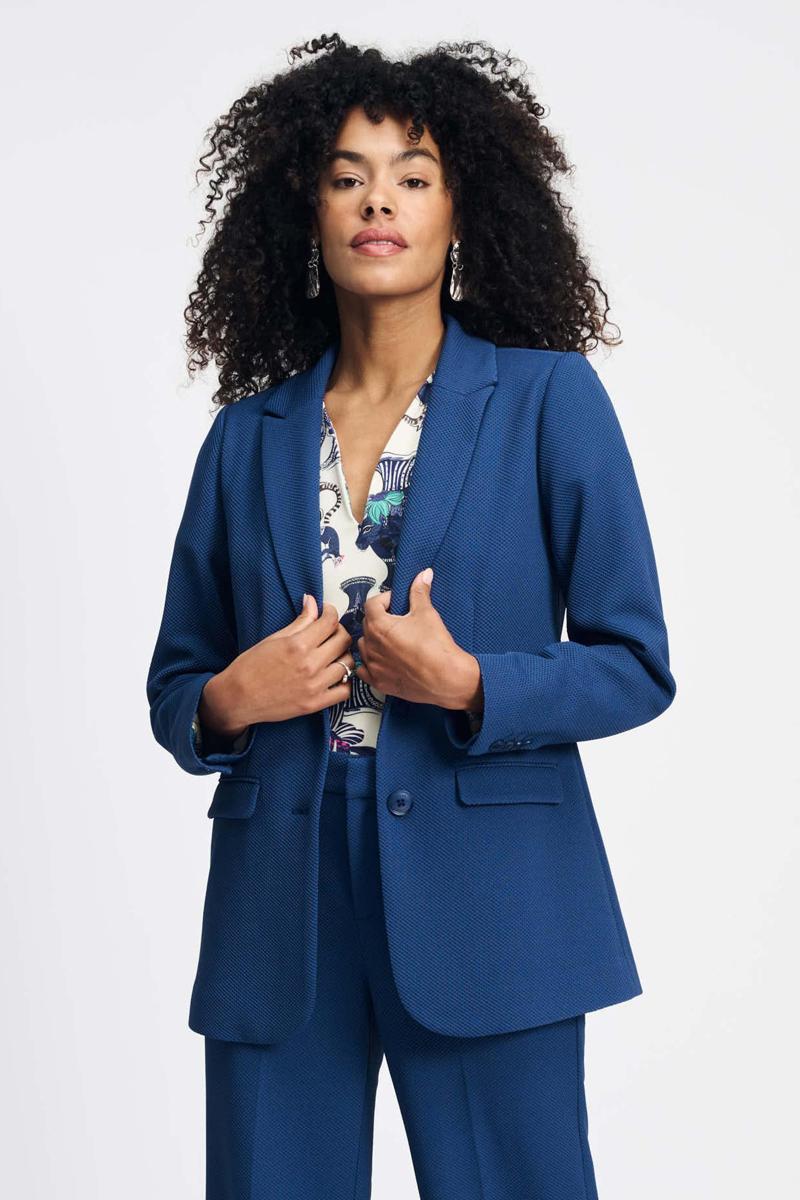 POM Amsterdam POM Amsterdam Blazer SP9060 Blauw 2
