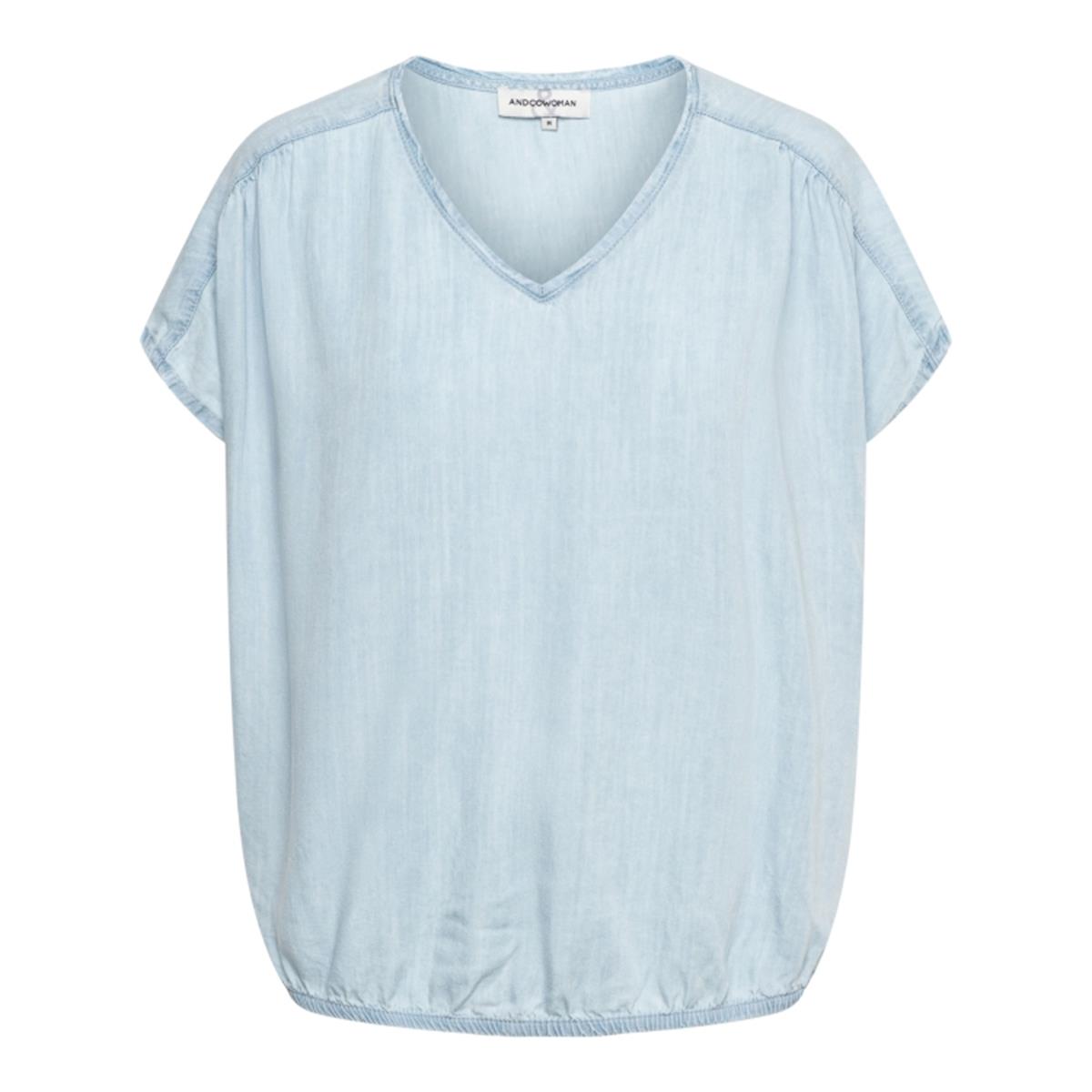 &Co Woman T-Shirt Jessie Blauw 1