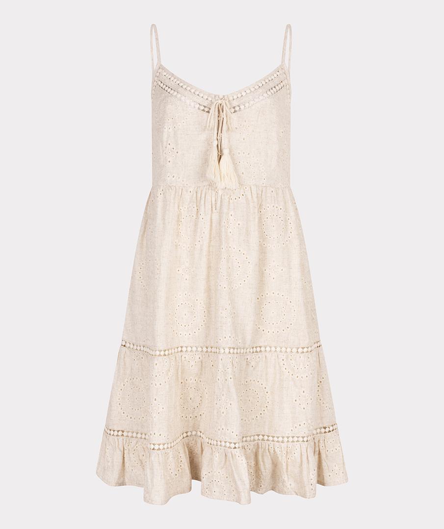EsQualo EsQualo Jurk HS25.09200 Beige 1