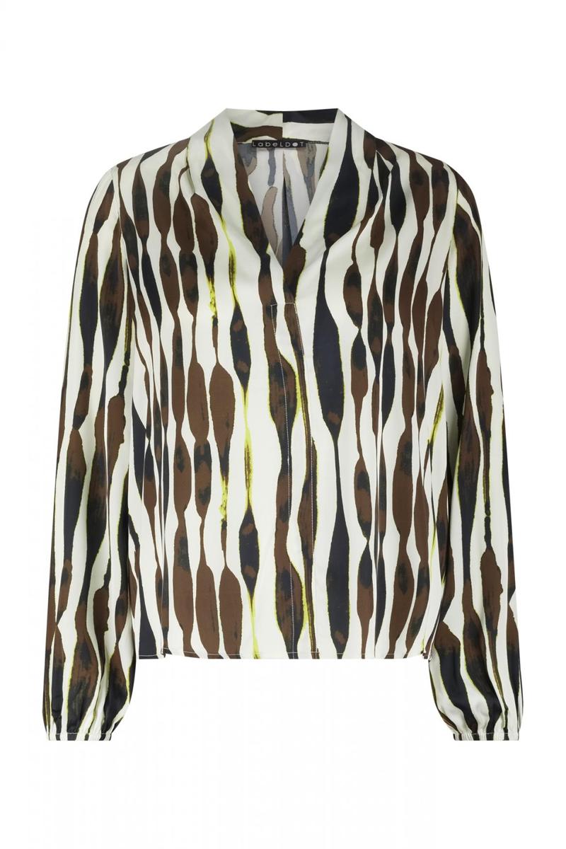 Label DOT Blouse 2521044 Bruin 3