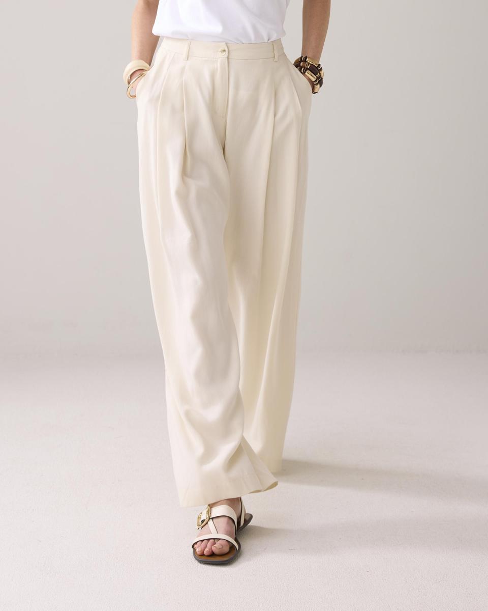 Summum Summum Pantalon 4s2832-11650 Off-White 4