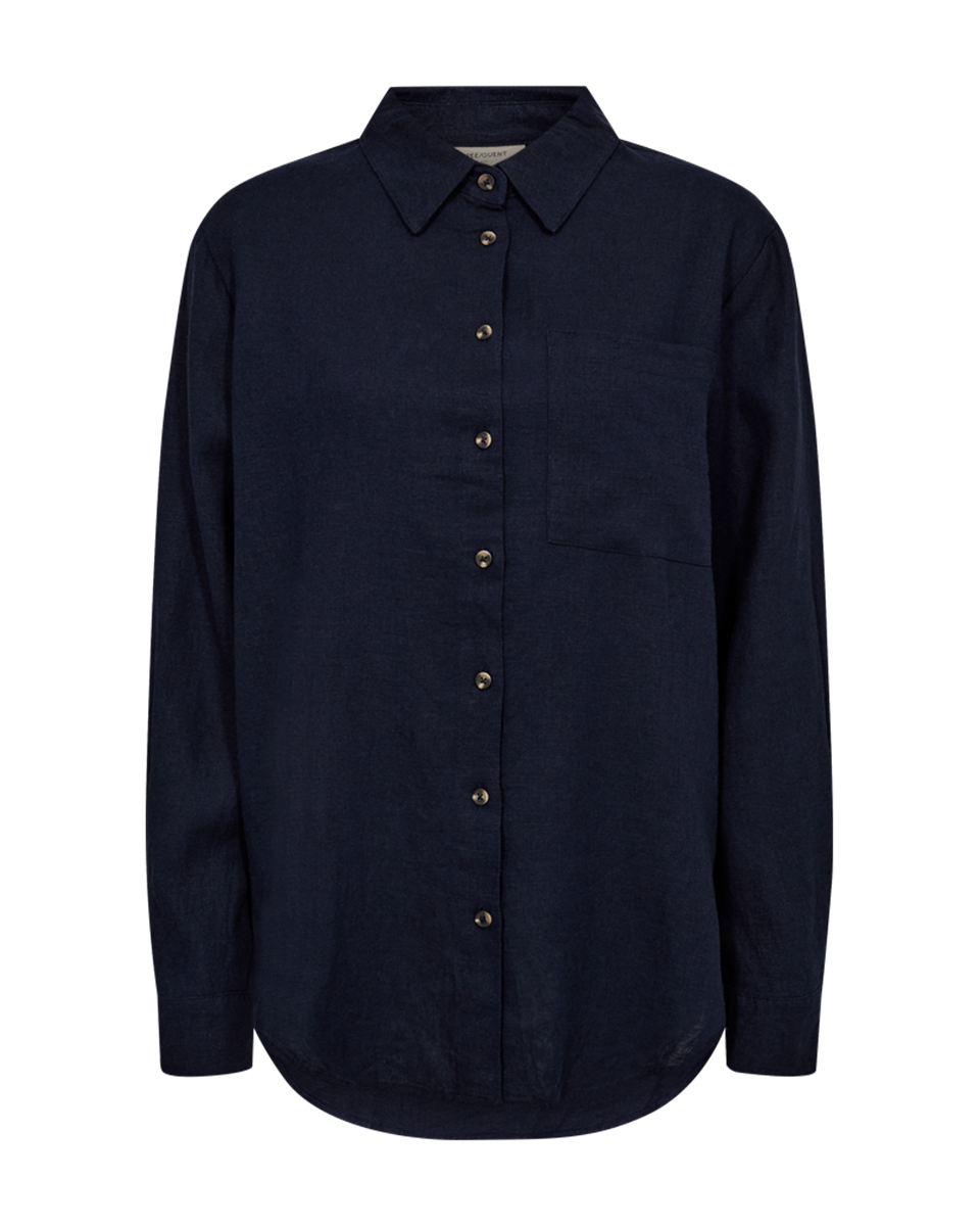 Freequent Freequent Blouse Lava Blauw 1