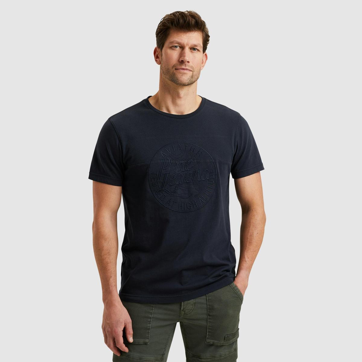 PME Legend PME Legend T-Shirt PTSS2503568 Blauw 3