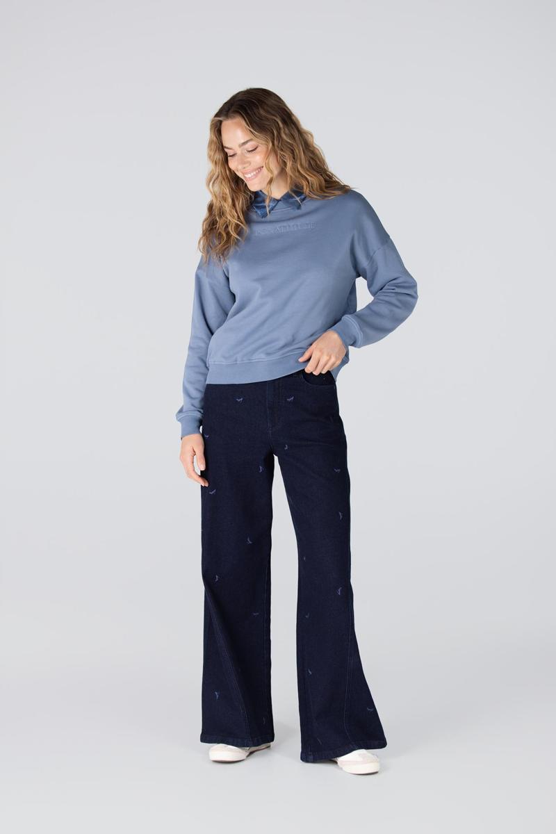 Jansen Amsterdam Blouse BISA W25 Blauw 4