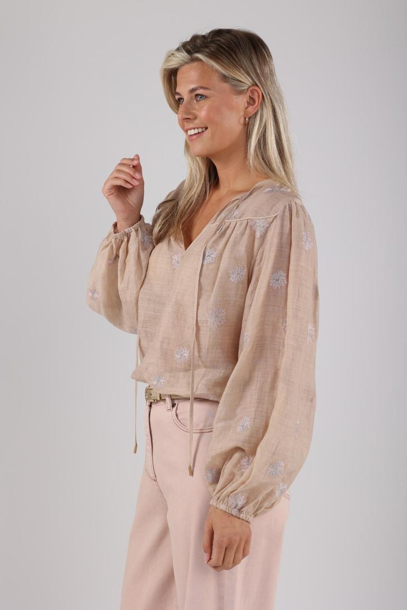 NUKUS NUKUS Blouse NKS02036 Beige 6