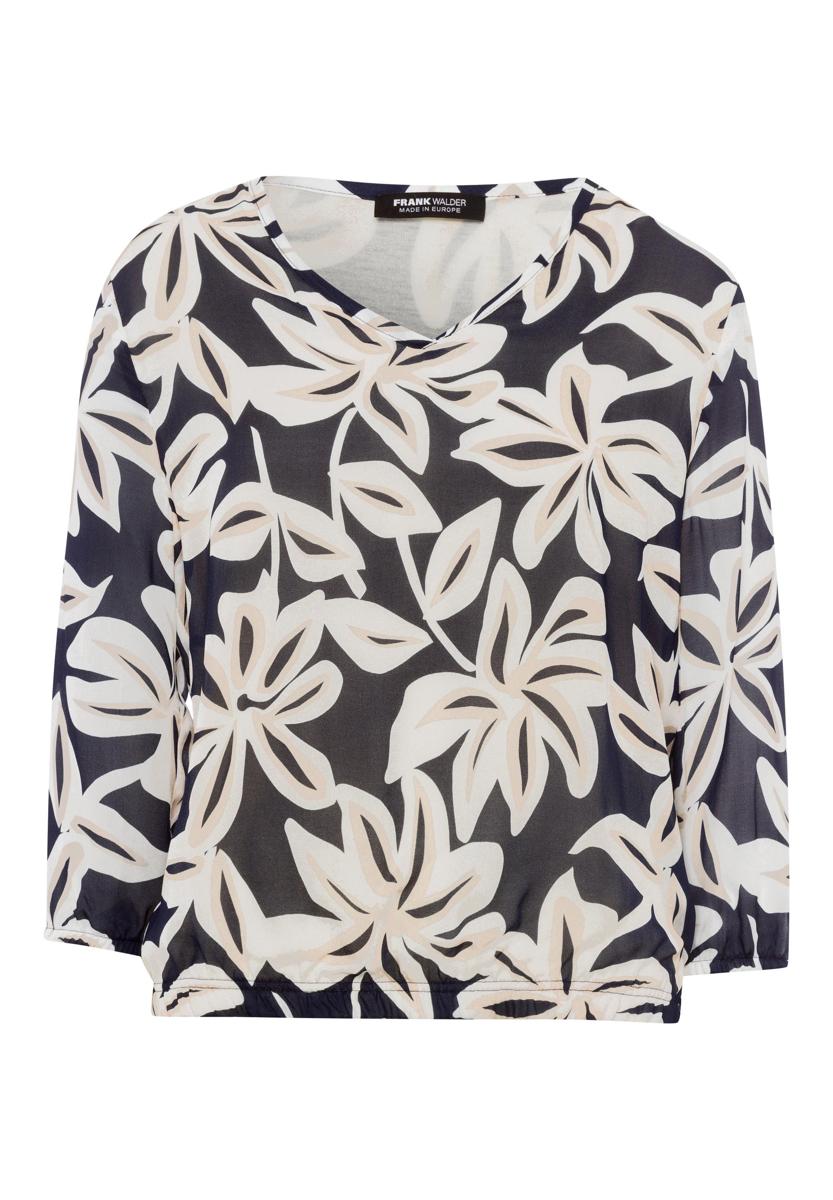 Frank Walder Frank Walder Blouse S53603102 Blauw 1