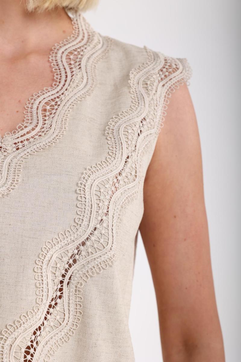 NUKUS NUKUS Top NKS01033 Beige 6