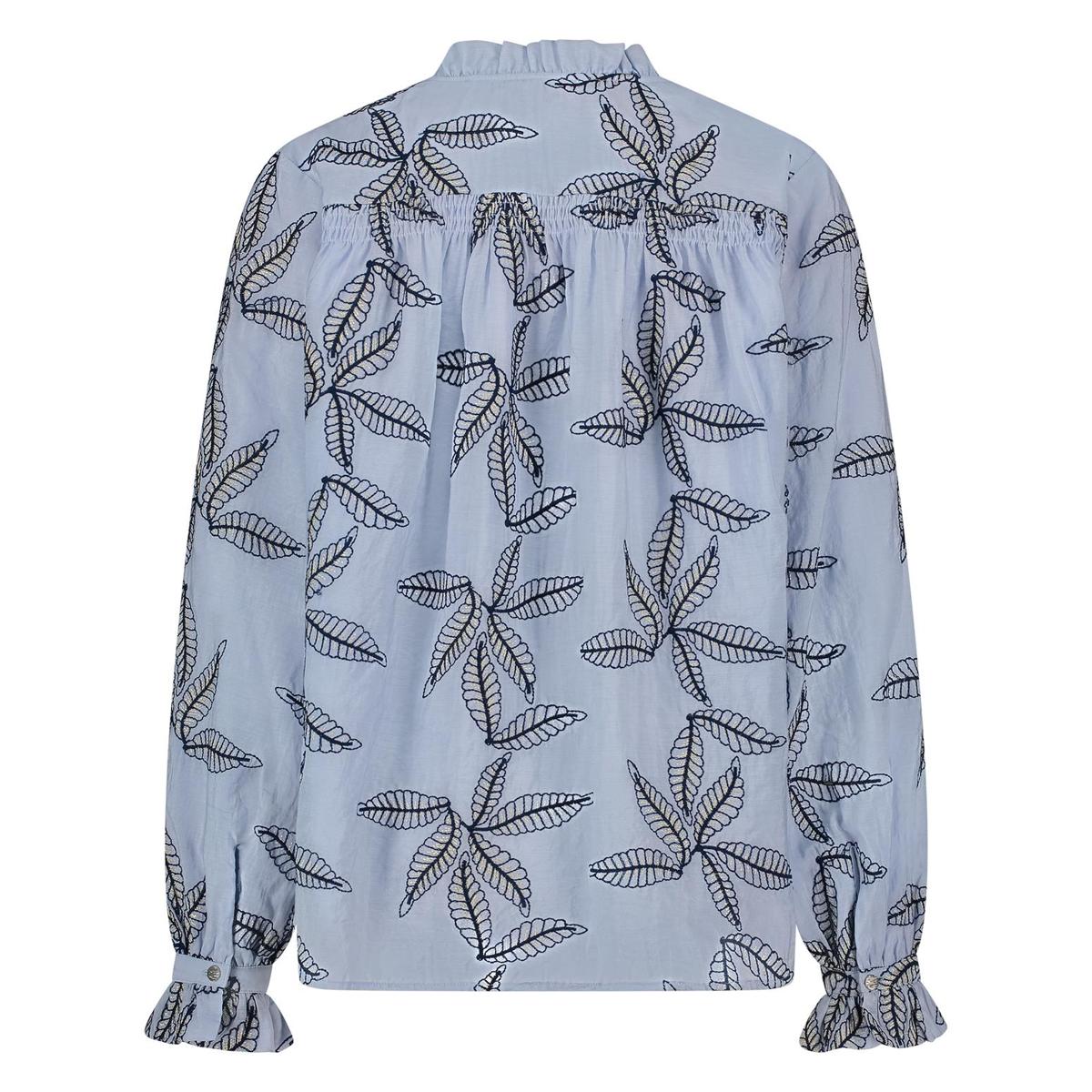 NUKUS NUKUS Blouse NKS02074 Blauw 4