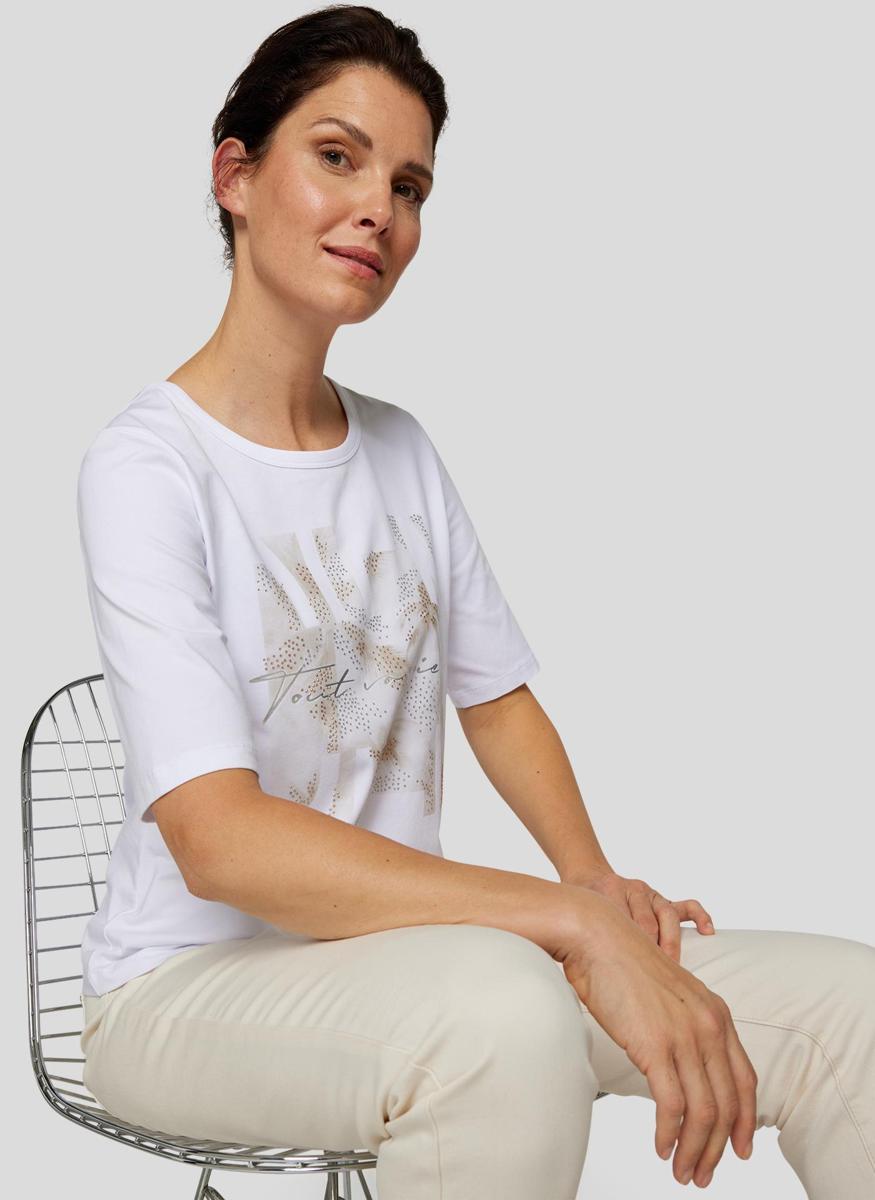 Rabe Rabe T-Shirt 54-224300 Wit 5