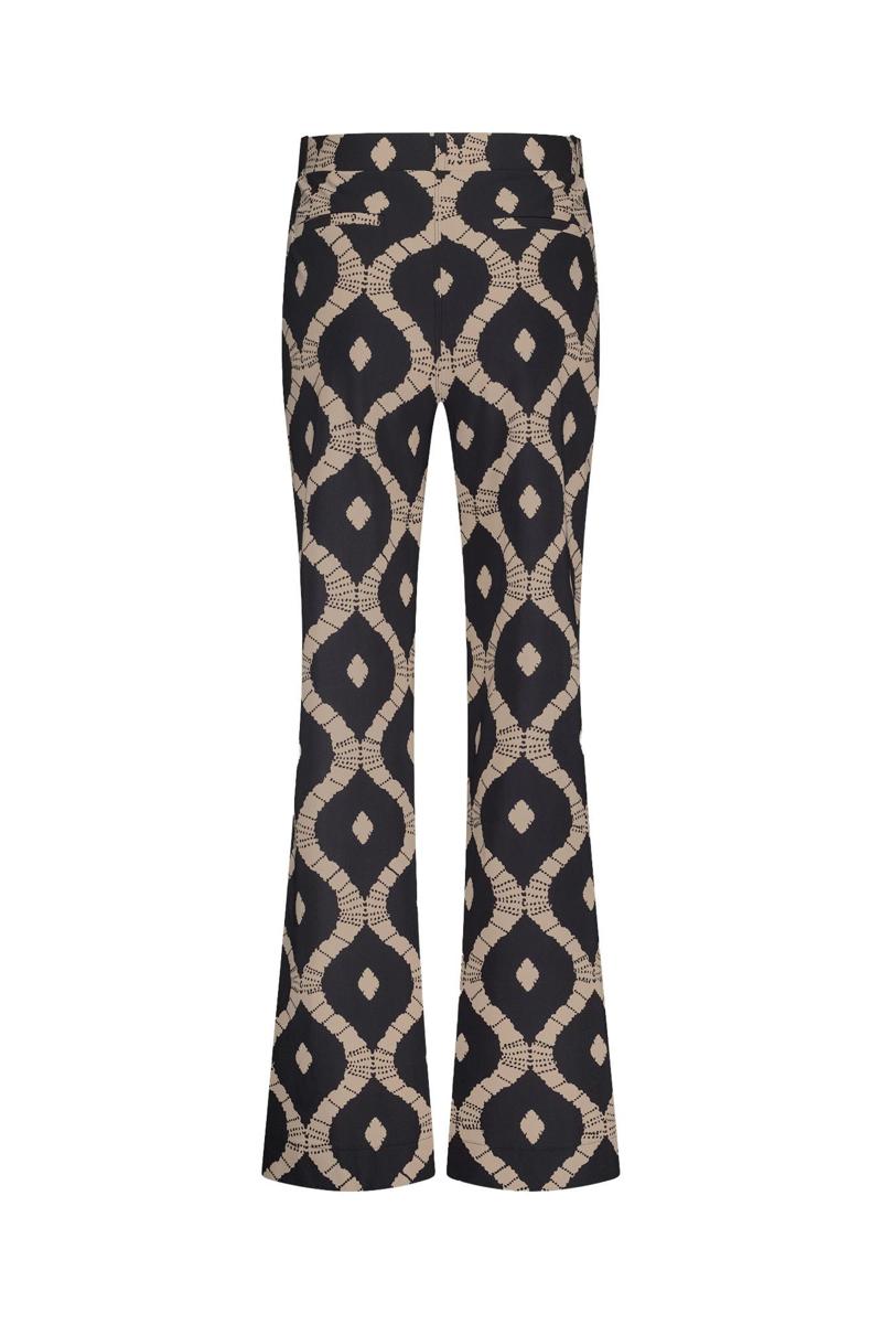 Studio Anneloes Pantalon Marilon batik tro Zwart 3