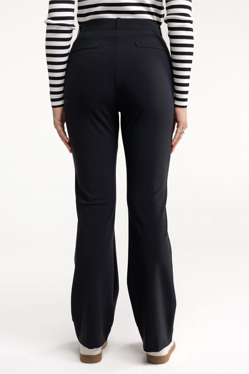 Studio Anneloes Studio Anneloes Pantalon Flair Bonded Zwart 4