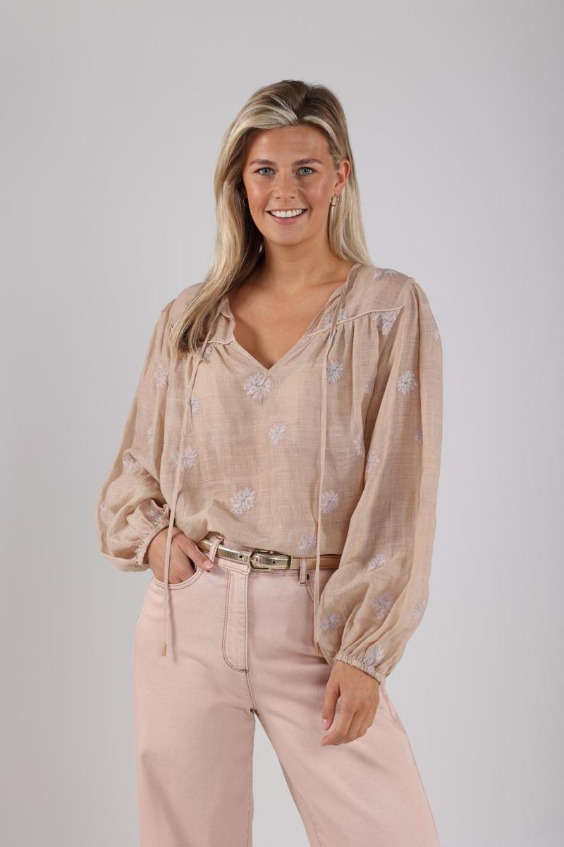 NUKUS NUKUS Blouse NKS02036 Beige 3