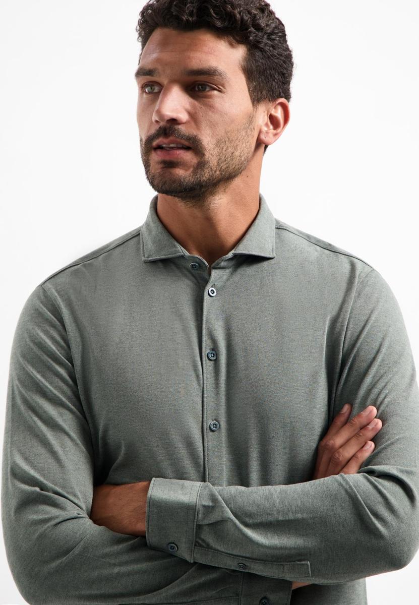 No Excess No Excess Overhemd N4180 Groen 4