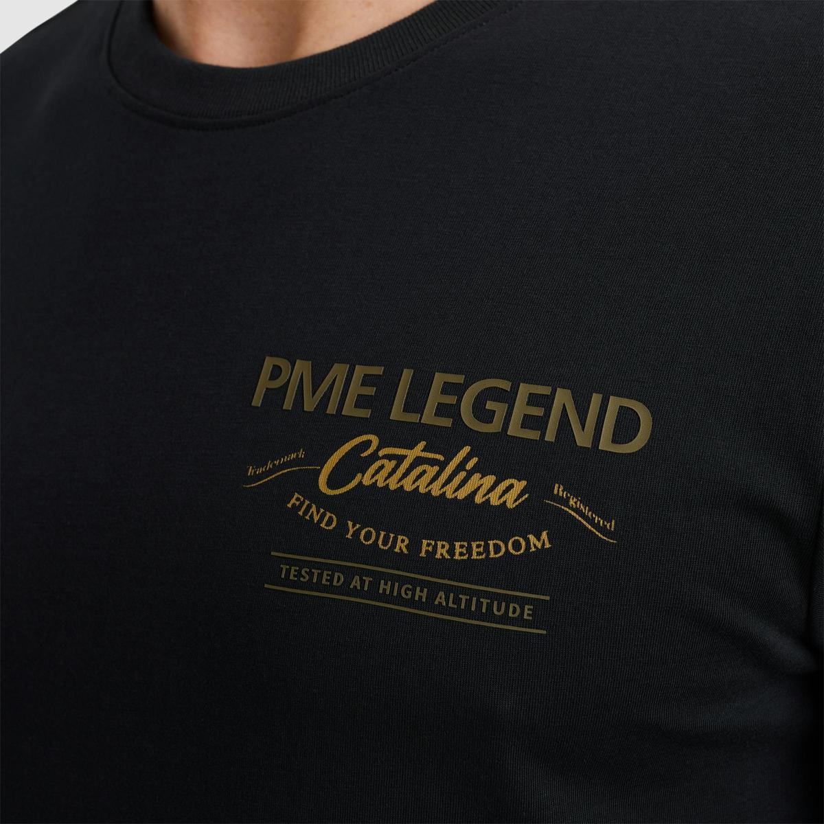 PME Legend PME Legend T-Shirt PTSS2504589 Blauw 5
