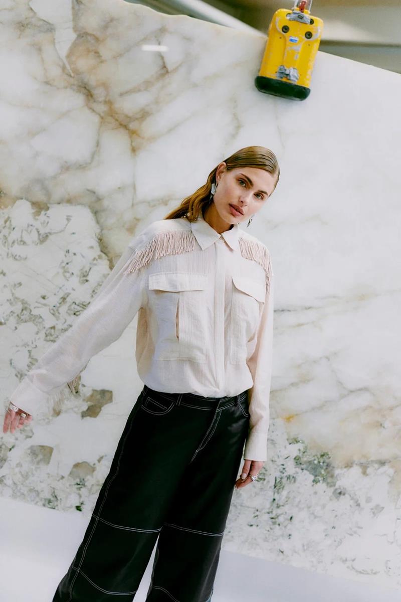 Copenhagen Muse Copenhagen Muse Blouse Popsy Beige 1