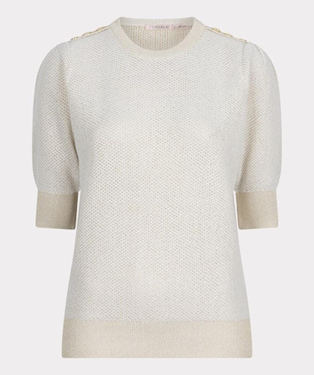 EsQualo EsQualo Trui SP25.27002 Beige 1