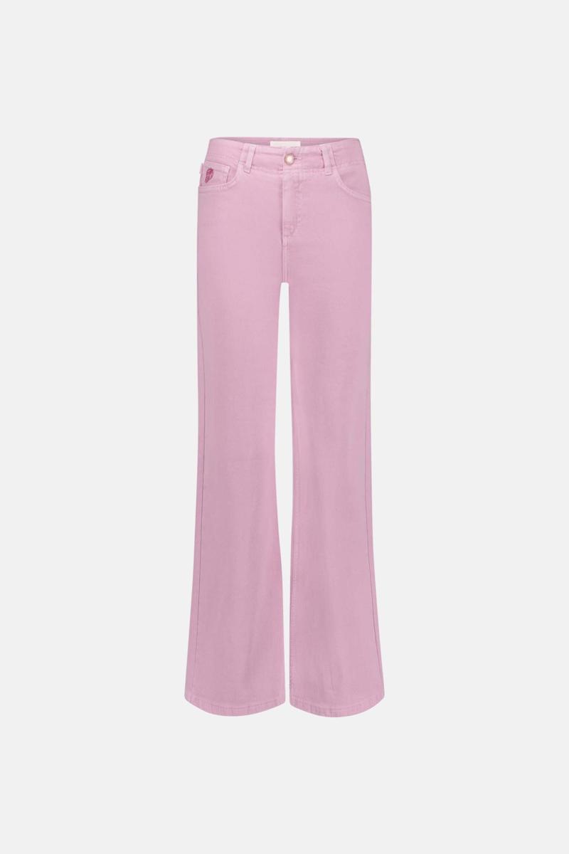 Fabienne Chapot Fabienne Chapot Jeans Hayley Wide Leg C Roze 2