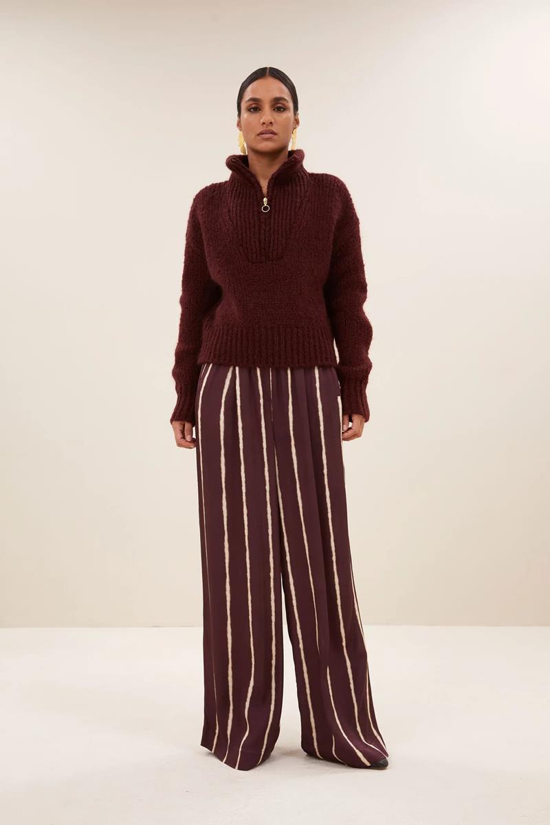 By-Bar Trui Boxy Beau Pullove Rood 1