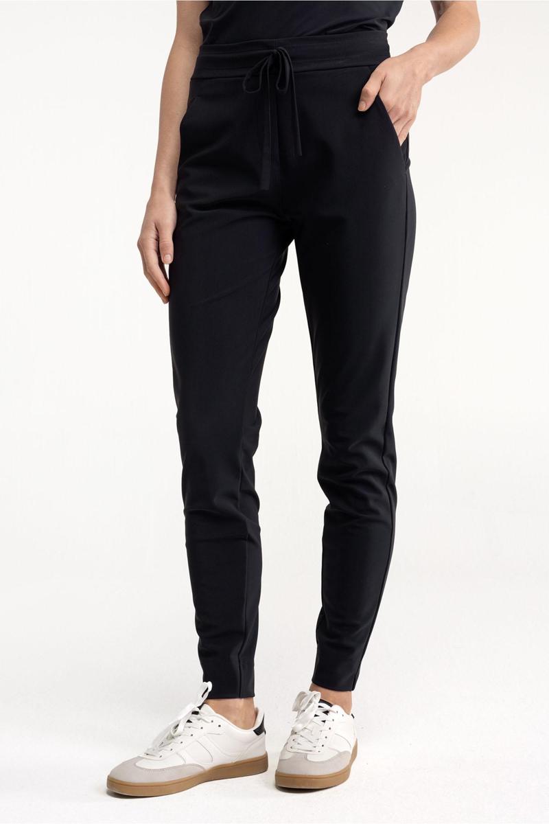 Studio Anneloes Studio Anneloes Pantalon Downstairs bonded Zwart 3