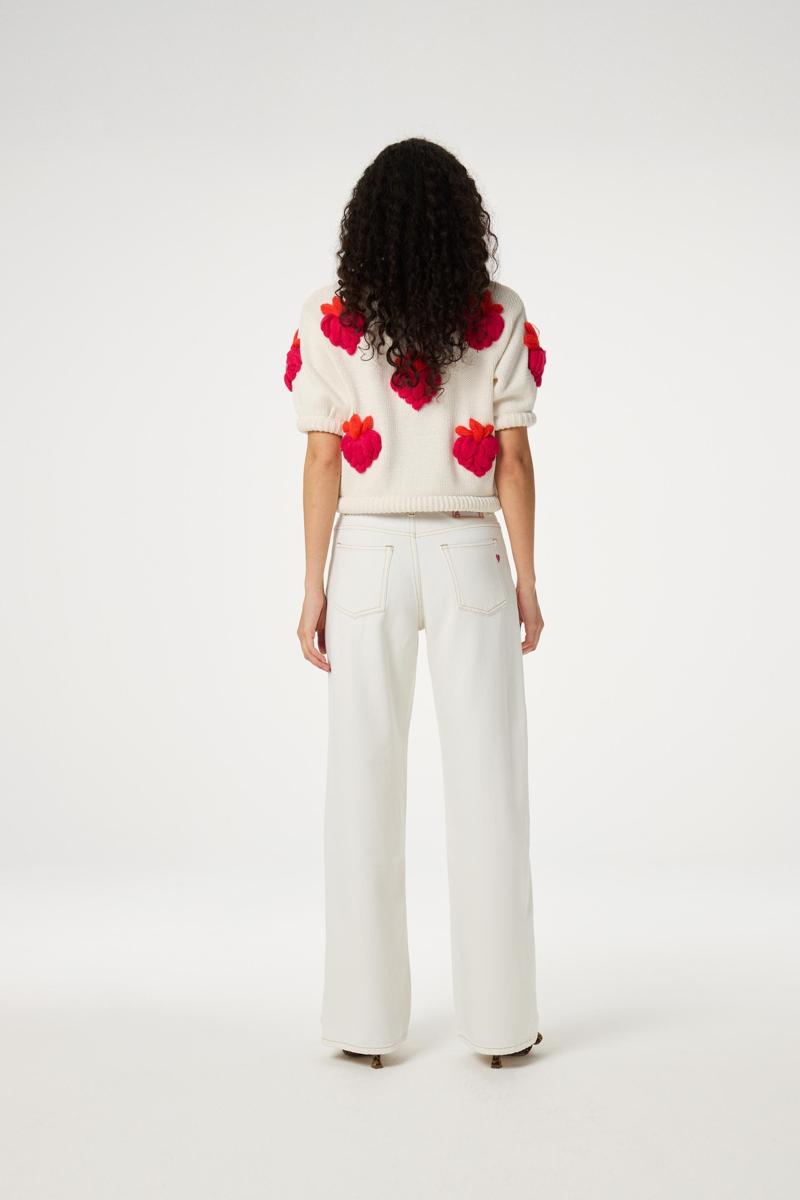 Fabienne Chapot Trui Strawberry Off-White 5