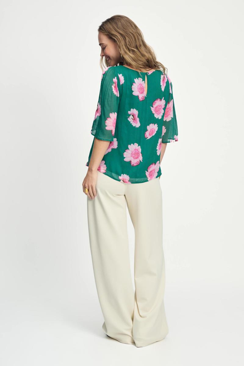 POM Amsterdam POM Amsterdam Blouse SP9076 Groen 5