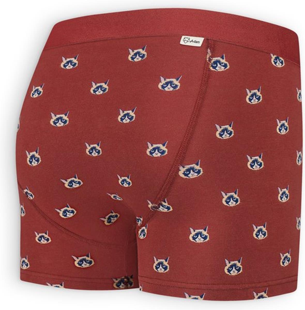 A-dam A-dam Boxershort Catface Rood 2
