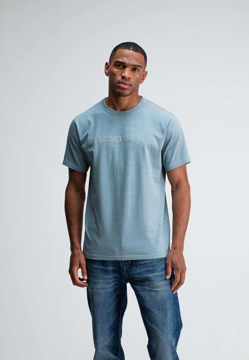 Butcher of Blue T-Shirt M2522008 Blauw 3