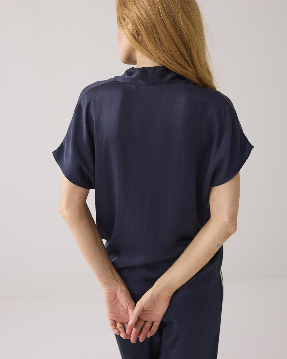 Summum Blouse 2s3324-11817 Blauw 3