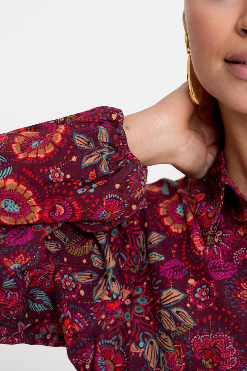 Geisha Blouse 53606-20 Rood 4