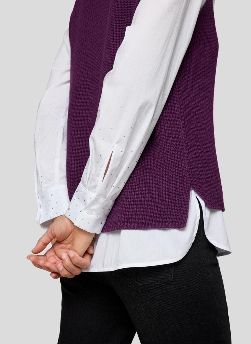 Rabe Vest 55-221700 Paars 5
