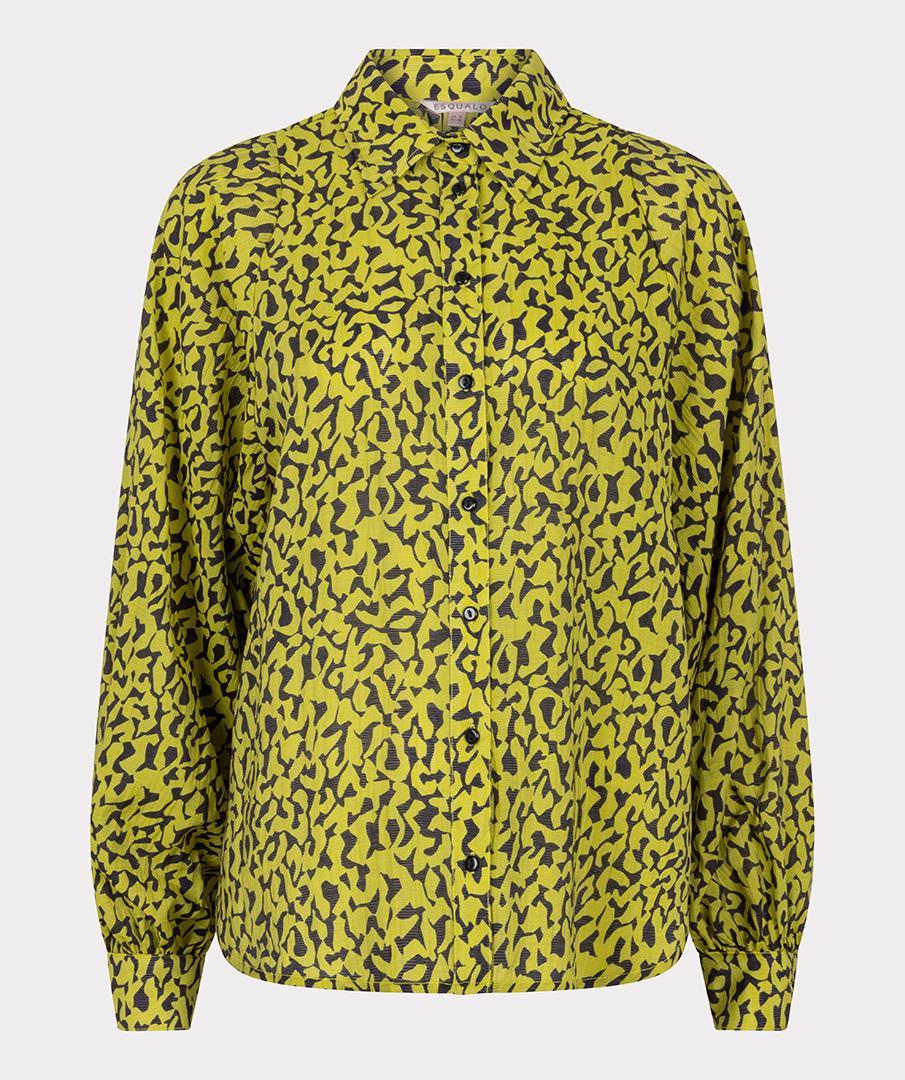 EsQualo Blouse F25.10543 Groen 1