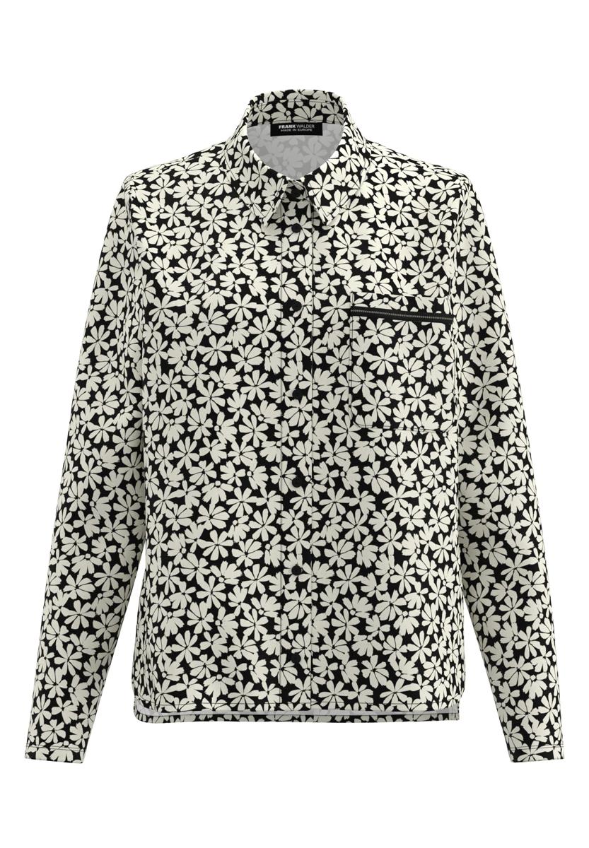 Frank Walder Blouse W51621101 Zwart 1