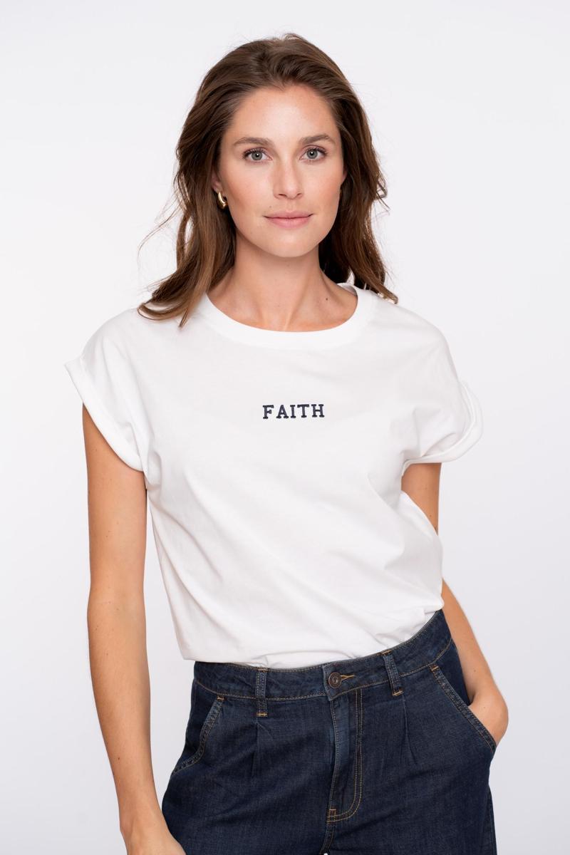 Geisha T-Shirt 52607-41 Off-White 1