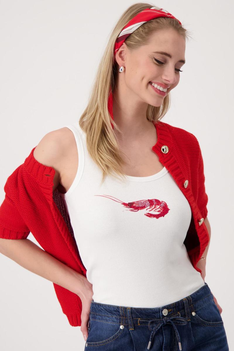 Monari Monari Sjaal 409769 Rood 4