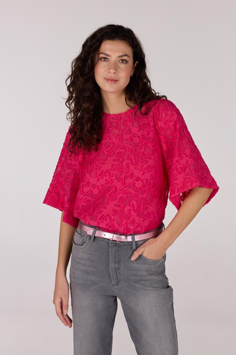 Jansen Amsterdam Jansen Amsterdam T-Shirt NILOU SS25 Roze 1