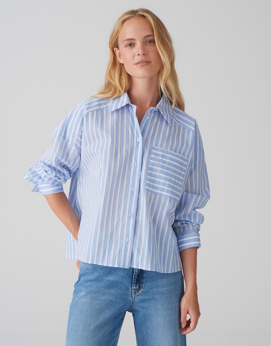 OPUS OPUS Blouse Fokia Blauw 1