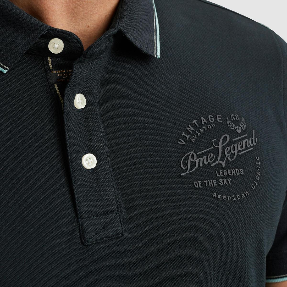 PME Legend PME Legend Polo PPSS2504867 Blauw 5